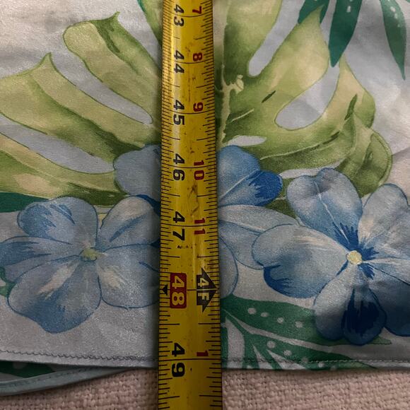 Vintage Oscar De La Renta Pink Label Silky Slip Dress Night Gown Floral Size S-M - Picture 6 of 6